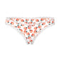 Sweet Treats Crotchless Boy Short w/Wicked Sensual Care Peach Lube - White L/XL