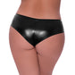 Club Candy Low Rise Split Crotch Boy Short Black QN