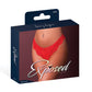 Sugar High Split Crotch Panty - Red S/M