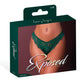 Evermore Split Crotch Panty - Emerald L/XL