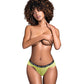 Sunday Brunch Babe Lace Panty Hot Green L/XL