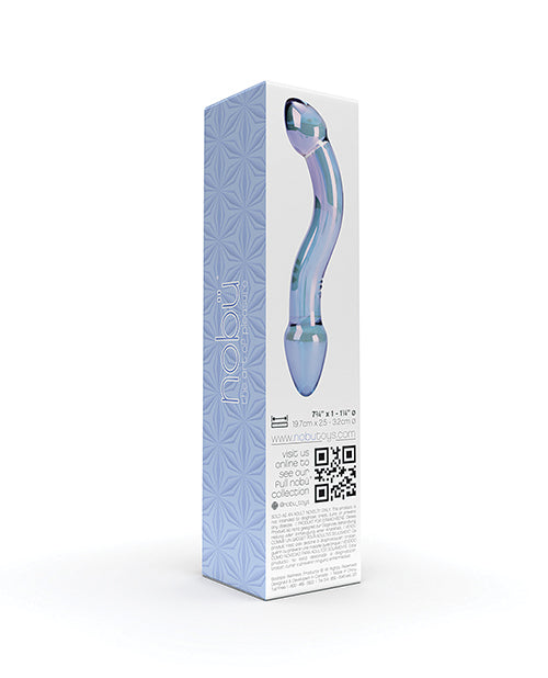 Nobu Galaxy Realistic Dildo | Dual Curve Glass Dildo | Blue Realistic Dildo | Large Dildo