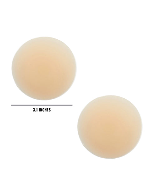 Neva Nude Ice Queen Skin Invisible Reusable Silicone Pasties - Nude O/S