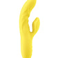 Nu Sensuelle Rabbit Vibrator | Nubii Kiah Turbo Boost G Spot Vibrator | Heating Dual Stim Yellow Clit Vibrator