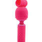 Nu Sensuelle Harlow Mini Wand w/Masturbator Attachment - Pink