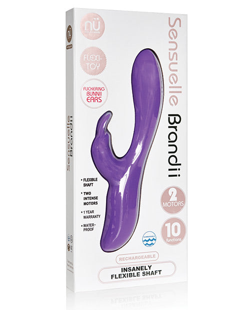 Nu Sensuelle G Spot Vibrator | Brandii Bendable Rabbit Vibrator | Purple Clit Vibrator | Best Vibrator for Women