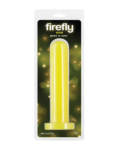 Firefly Thrill Glow in the Dark Big Dildo | Large Suction Cup Dildo | Yellow Realistic Dildo