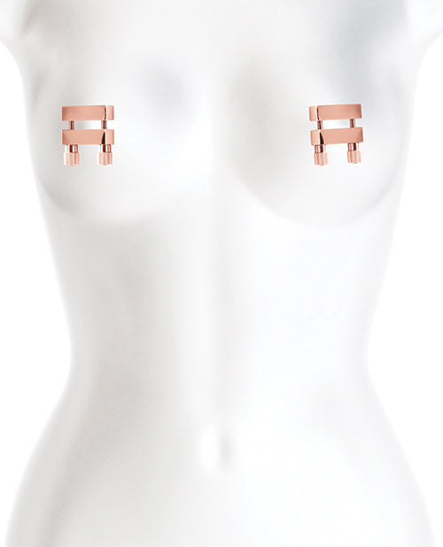 Bound V1 Nipple Clamps - Rose Gold