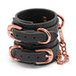 Bondage Couture Wrist Cuffs - Black