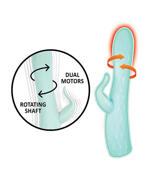 Goddess Heat-Up Rabbit Vibrator | Rotating Clit Vibrator | Aqua G Spot Vibrator | Best Vibrator for Women