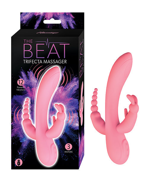 Beat Trifecta Massager - Pink