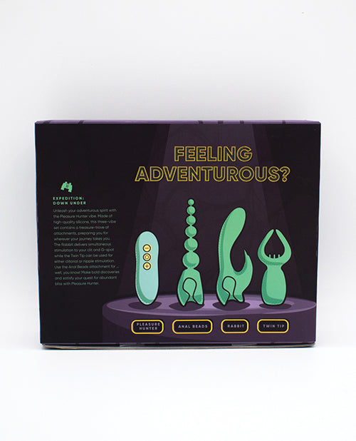 Natalie's Toy Box 3-Pack | Pleasure Hunter Rabbit Vibrator | Mint Anal Vibrator | Bullet Vibrator