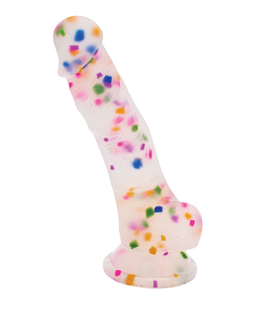 Natalie's Toy Box Realistic Dildo | Cock-A-Palooza Confetti Silicone Suction Cup Dildo