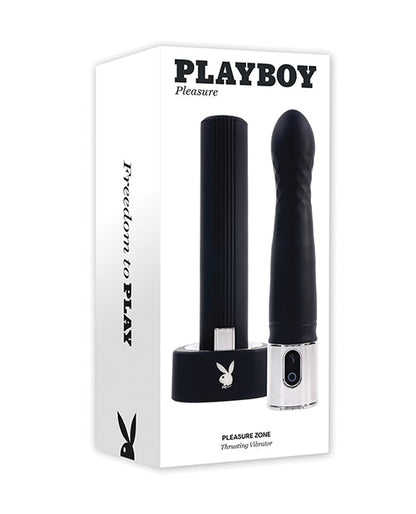 Playboy Rabbit Vibrator | Pleasure Thrusting Vibrator | Pleasure Zone G Spot Vibrator | 2AM Black Clit Vibrator