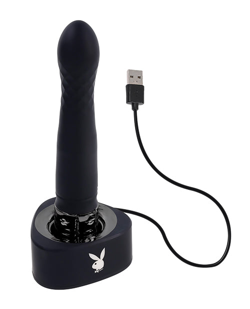 Playboy Rabbit Vibrator | Pleasure Thrusting Vibrator | Pleasure Zone G Spot Vibrator | 2AM Black Clit Vibrator