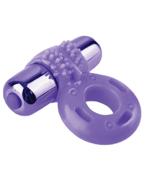 Neon Luv Couples Kit | Touch Vibrating Cock Ring | Silicone Rabbit Vibrator | Purple Bullet Vibrator