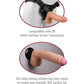 Real Feel Realistic Dildo | Deluxe No 1  6.5" Big Dildo | Waterproof Flesh Vibrating Dildo | Best Vibrator for Women