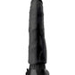 Real Feel Realistic Dildo | Deluxe No 3 7" Big Dildo | Waterproof Suction Cup Dildo | Black Vibrating Dildo