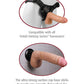 Real Feel Realistic Dildo | Deluxe Suction Cup Dildo | No 4 7.5" Big Dildo Waterproof Flesh Vibrating Dildo