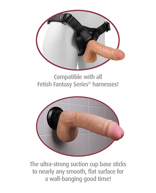 Real Feel Realistic Dildo | Deluxe Suction Cup Dildo | No 7 9" Big Dildo | Waterproof Black Vibrating Dildo