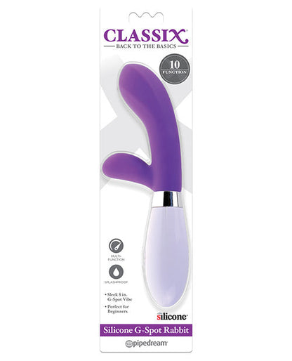 Classix G-Spot Vibrator | Silicone Rabbit Vibrator | Purple Clit Vibrator | Best Vibrator for Women