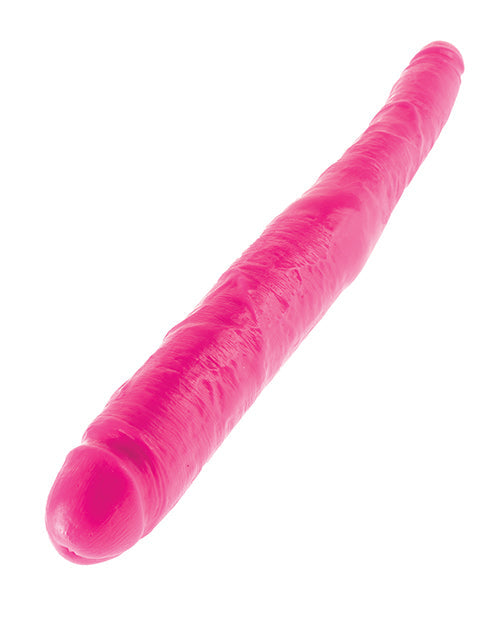 Dillio 16" Big Dildo | Double Dildo | Tapered Pink Dildo | Thick Monster Dildo | Giant Dildo