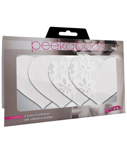 Luminous Hearts - White Pack of 2