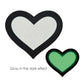 Peekaboo Glow in the Dark Hearts - Pack of 2