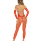 Rene Rofe Laced With You Bodystocking Red O/S