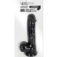 VERS Liquid Silicone Dildo | Suction Cup Dildo | 7.8-Inch Big Black Dildo | Realistic Dildo