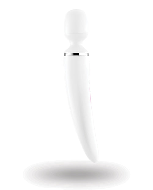 Satisfyer Wand-er Woman - White/Chrome