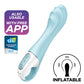 Satisfyer Bluetooth Vibrator | Air Pump App Controlled Vibrator | 5+ Blue Phone Vibrator | Best Vibrator for Women