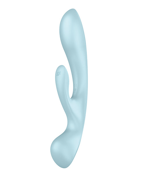 Satisfyer Rabbit Vibrator | Triple Oh G Spot Vibrator | Waterproof Light Blue Clit Vibrator | Best Vibrator for Women