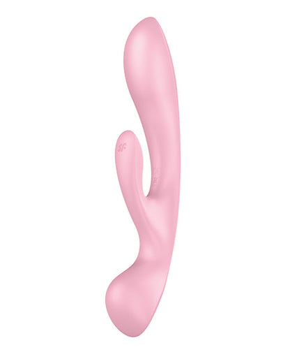 Satisfyer Rabbit Vibrator | Triple Oh G Spot Vibrator | Pink Waterproof Clit Vibrator | Best Vibrator for Women