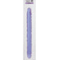 17" Big Dildo | Slim Jim Double Dildo | Veined Realistic Dildo | Reflective Gel Purple Dildo