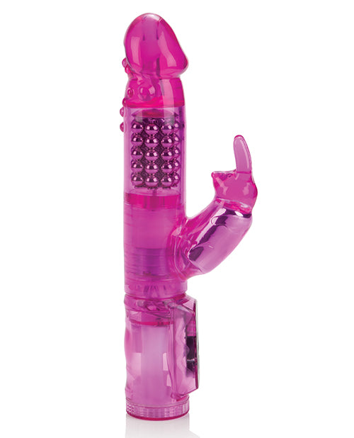 Jack Rabbit Vibrator | Floating Beads G Spot Vibrator | Waterproof Pink Clit Vibrator | Best Vibrator for Women