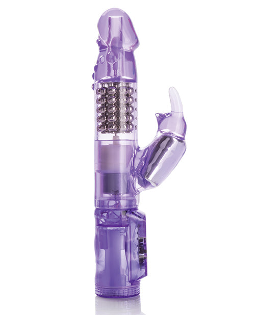 Jack Rabbit Vibrator | Floating Beads G Spot Vibrator | Waterproof Purple Clit Vibrator | Best Vibrator for Women