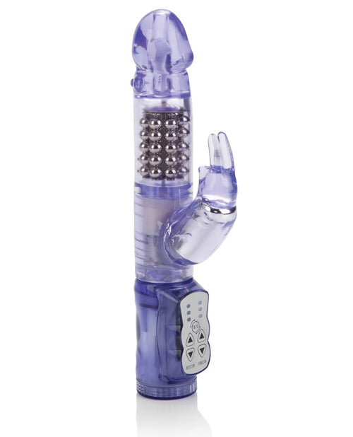 Jack Rabbit Vibrator | Floating Beads G Spot Vibrator | Waterproof Purple Clit Vibrator | Best Vibrator for Women