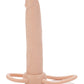 Accommodator Anal Dildo | Dual Penetrator Realistic Dildo | Ivory 5-Inch Dildo