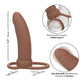 Performance Maxx Rechargeable Thick Dual Penetrator - Brown