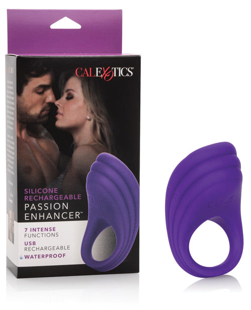 Silicone Rechargeable Passion Enhancer - Purple