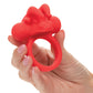 Couple's Enhancer Silicone Rechargeable The Matador Enhancer w/Triple Stimulation - Red