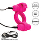 Couple's Enhancer Silicone Rechargeable Rockin' Rabbit Enhancer - Fuchsia