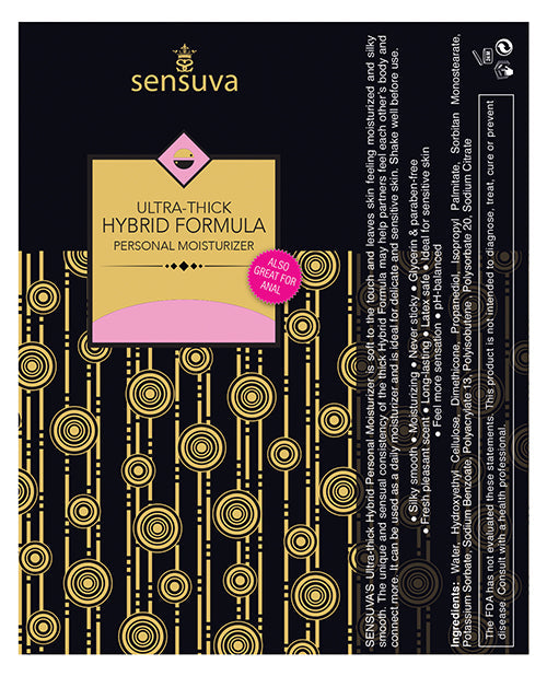 Sensuva Ultra Thick Hybrid Personal Moisturizer - 3.38 oz  Cotton Candy