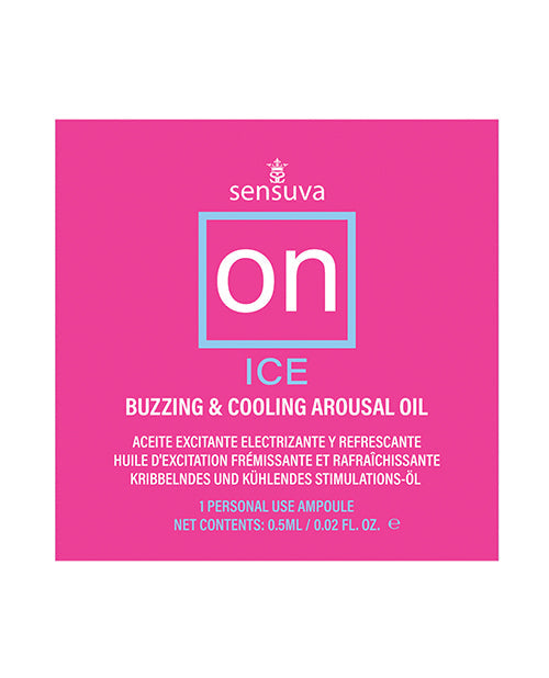 ON Ice Arousal Oil - Single Use Ampoule Packet