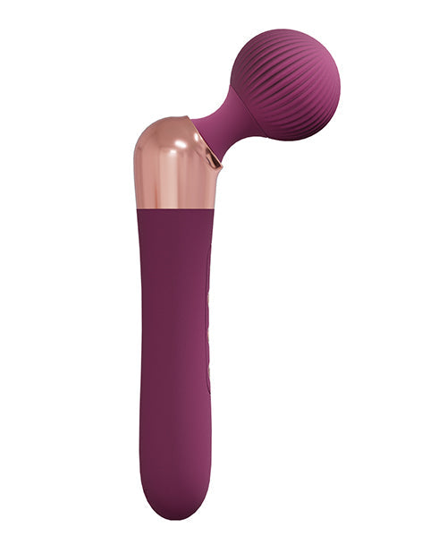 Shots Loveline Serenity Wand Massager - Burgundy