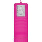 Shots Ouch Vibrating Silicone Strapless Strap On w/Controller - Pink