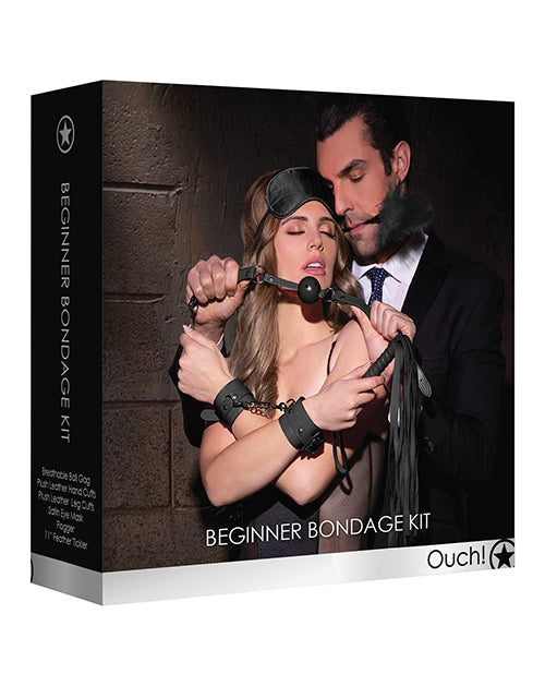 Shots Ouch Beginners Bondage Kit - Black