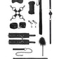 Shots Ouch Intermediate Bondage Kit - Black