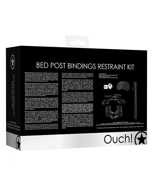 Shots Ouch Bed Post Bindings Restraint Kit